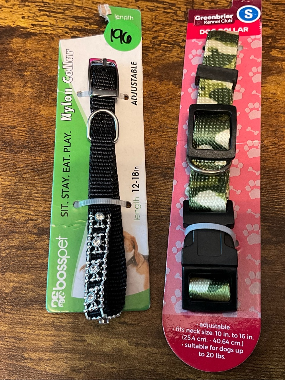 Lot of 2 Size Small Dog Collars